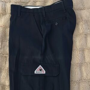 Bulwark protective apparel pants.  Never worn.  Size 36 waist.  36 length. Blue